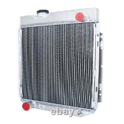 Radiateur en aluminium de conversion V8 à 3 rangées adapté pour Ford Mustang moteur 302 5.0L V8 64-66