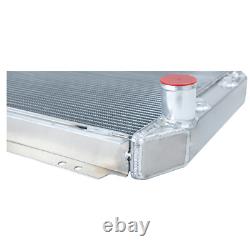 Radiateur en aluminium de conversion V8 à 3 rangées adapté pour Ford Mustang moteur 302 5.0L V8 64-66