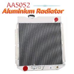 Radiateur en aluminium de conversion V8 à 3 rangées pour moteur V8 302 5.0L de Ford Mustang 64-66