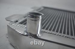 Radiateur en aluminium poli + 12 ventilateurs pour Ford Capri Mk III GECP 2.8L et 2.9L Cologne