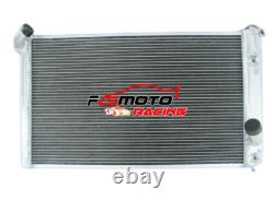 Radiateur en aluminium pour Chevrolet Corvette 350ci 454ci V8 5.7/7.4L 1973 1974 1975 1976