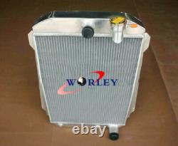 Radiateur en aluminium pour Chevy Hot/Street Rod 350 V8 avec refroidisseur de transmission 1939