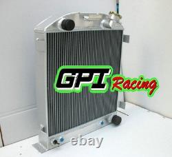 Radiateur en aluminium pour Ford hot rod coupé avec moteur V8 Chevy 350, 1932 32 AT