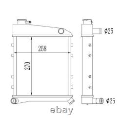 Radiateur en aluminium pour Mini classique à carburateur 1959-92 Austin Morris Cooper Rover X2213