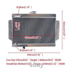 Radiateur en aluminium pour Rover MG MGB GT Roadster 1,8 L 3,5 L 1968-1975 manuel