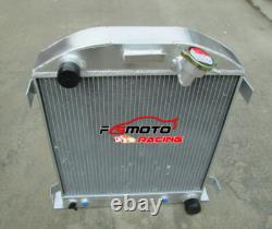 Radiateur en aluminium pour hot rod Ford raccourci avec moteur V8 Chevy 350, 1932 32 AT