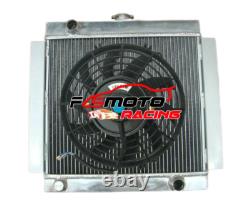 Radiateur en aluminium + ventilateur 3 rangées pour Ford Escort Mk1 Mk2 RS2000 MT 1968-1980 1979 1978