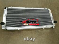 Radiateur en aluminium + ventilateur adapté pour Toyota MR2 MR-2 SW20 2.0 Turbo 1990-1999 MT