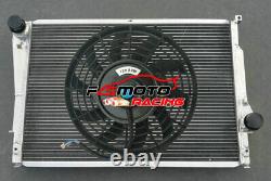 Radiateur en aluminium + ventilateur pour BMW Série 3 E46 1998-2006 / Z4 E85 E89 2002-2011