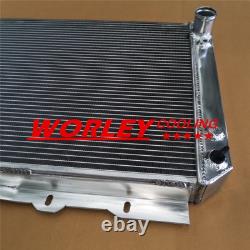 Radiateur en aluminium + ventilateur pour CHEVY HOT / STREET ROD 350 V8 1938 automatique en alliage