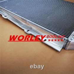 Radiateur en aluminium + ventilateur pour CHEVY HOT / STREET ROD 350 V8 1938 automatique en alliage