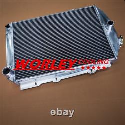 Radiateur en aluminium + ventilateur pour CHEVY HOT / STREET ROD 350 V8 1938 automatique en alliage