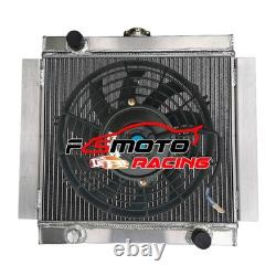 Radiateur en aluminium + ventilateur pour Ford Escort Mk1 Mk2 RS2000 1968-1980 1979 1978 1977 boîte manuelle