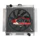 Radiateur En Aluminium + Ventilateur Pour Ford Escort Mk1 Mk2 Rs2000 1968-1980 1979 1978 1977 Bo&icirc;te Manuelle