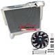 Radiateur En Aluminium + Ventilateur Pour Mg Mgb Gt Roadster Mk Iv 1.8l L4 1977-1980 1978 Mt