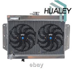 Radiateur en aluminium + ventilateur pour Rover MG MGB GT Roadster 1,8 L 3,5 L 1968-1975 manuel