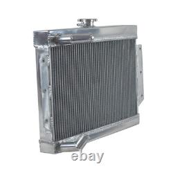 Radiateur en aluminium + ventilateur pour Rover MG MGB GT Roadster 1,8 L 3,5 L 1968-1975 manuel