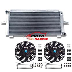 Radiateur en aluminium + ventilateurs pour FORD ESCORT SIERRA RS500/RS COSWORTH 2.0 1982-1997 MT