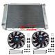 Radiateur En Aluminium + Ventilateurs Pour Ford Mustang Gt Gl Lx Svt Cobra 5.0l V8 302 1979-1993