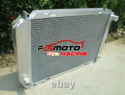 Radiateur en aluminium + ventilateurs pour Ford Mustang GT GL LX SVT Cobra 5.0L V8 302 1979-1993