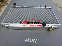 Radiateur en aluminium + ventilateurs pour Toyota Corolla Cressida MX83 3.0L V6 7M-GE 1989-1993