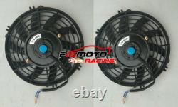 Radiateur en aluminium + ventilateurs pour VW Corrado Scirocco Jetta Golf GTI MK2 1.8 16V 86-92
