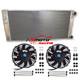 Radiateur En Aluminium + Ventilateurs Pour Vw Golf Mk3 Gti Vr6 &agrave; Bo&icirc;te Manuelle 1994-1998 1995 1996 1997