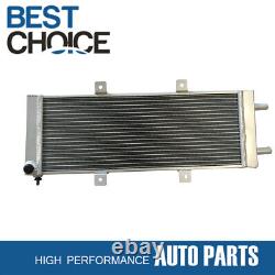 Radiateur universel en aluminium à 3 cœurs 23 x 8 échangeur de chaleur intermédiaire argenté