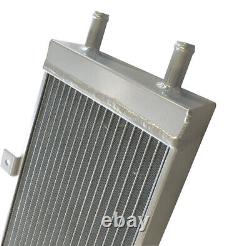 Radiateur universel en aluminium à 3 cœurs 23 x 8 échangeur de chaleur intermédiaire argenté