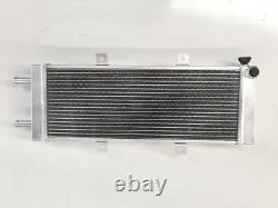 Radiateur universel en aluminium à 3 cœurs 23 x 8 échangeur de chaleur intermédiaire argenté