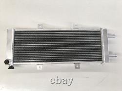 Radiateur universel en aluminium à 3 cœurs 23 x 8 échangeur de chaleur intermédiaire argenté