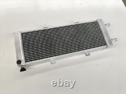 Radiateur universel en aluminium à 3 cœurs 23 x 8 échangeur de chaleur intermédiaire argenté