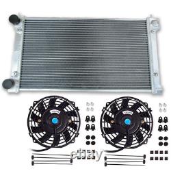 Radiateur + ventilateurs POUR VW MK1 MK2 Golf Caddy Cabriolet Scirocco 1.6 1.8 GTI 1981-1992