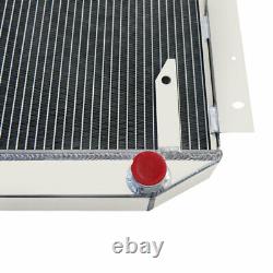 Relais de ventilateur de carénage de radiateur en alliage d'aluminium à 3 rangées pour Ford Escort 1971-1980 MT