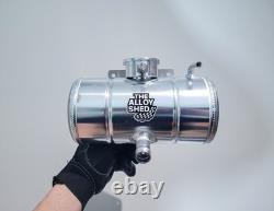 Réservoir d'expansion de réservoir de refroidissement en aluminium 1,5 L universel horizontal