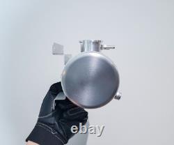 Réservoir d'expansion de réservoir de refroidissement en aluminium 1,5 L universel horizontal