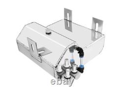 Réservoir de débordement et de surpression poli en aluminium allié 2L et réservoir d'huile JRsp