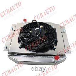 Support de ventilateur de relais de radiateur en alliage d'aluminium à 3 rangées pour Ford Escort 1971-1980 MT