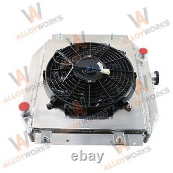 Ventilateur de relais de carénage de radiateur en alliage d'aluminium à 3 rangées s'adapte à Ford Escort 1971-1980 MT